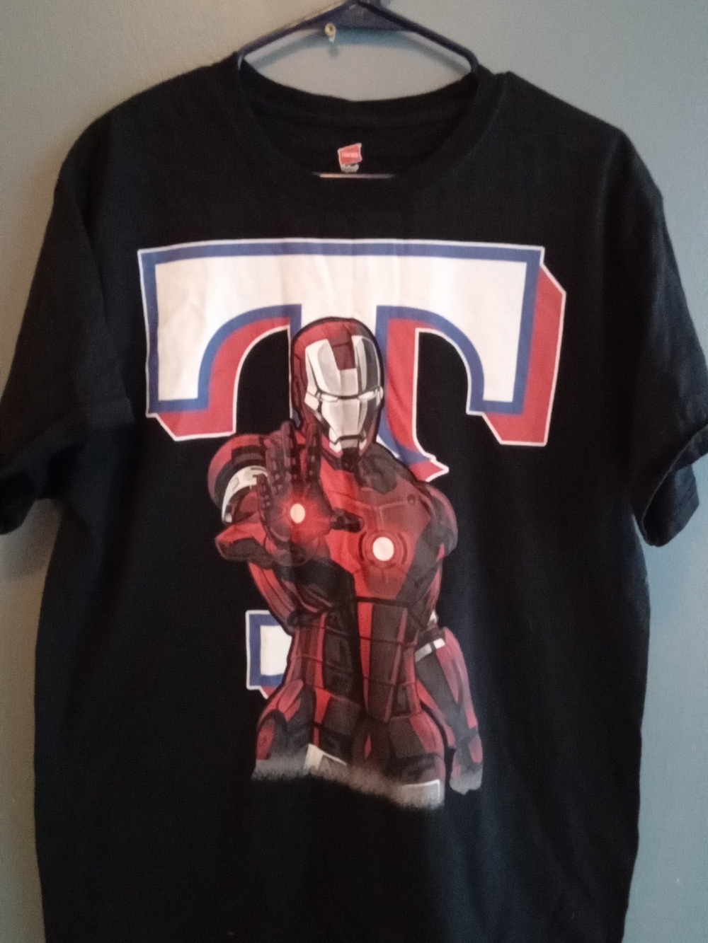 Marvel Iron Man Graphic Tee - Black, Red & White